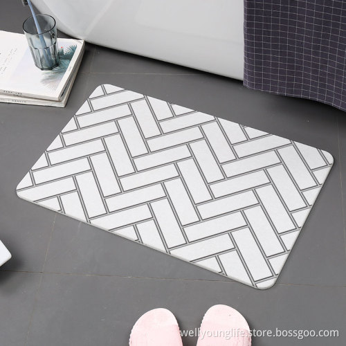 Creative Diatomite Bath Mat Eco-friendly gift
